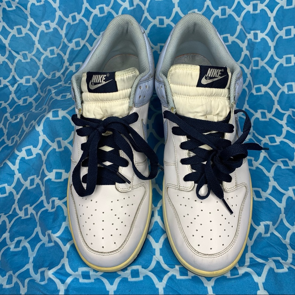 Nike Dunk Low Mens size 13 UNC ICE university blue vintage white rare sail retro - Picture 2 of 13